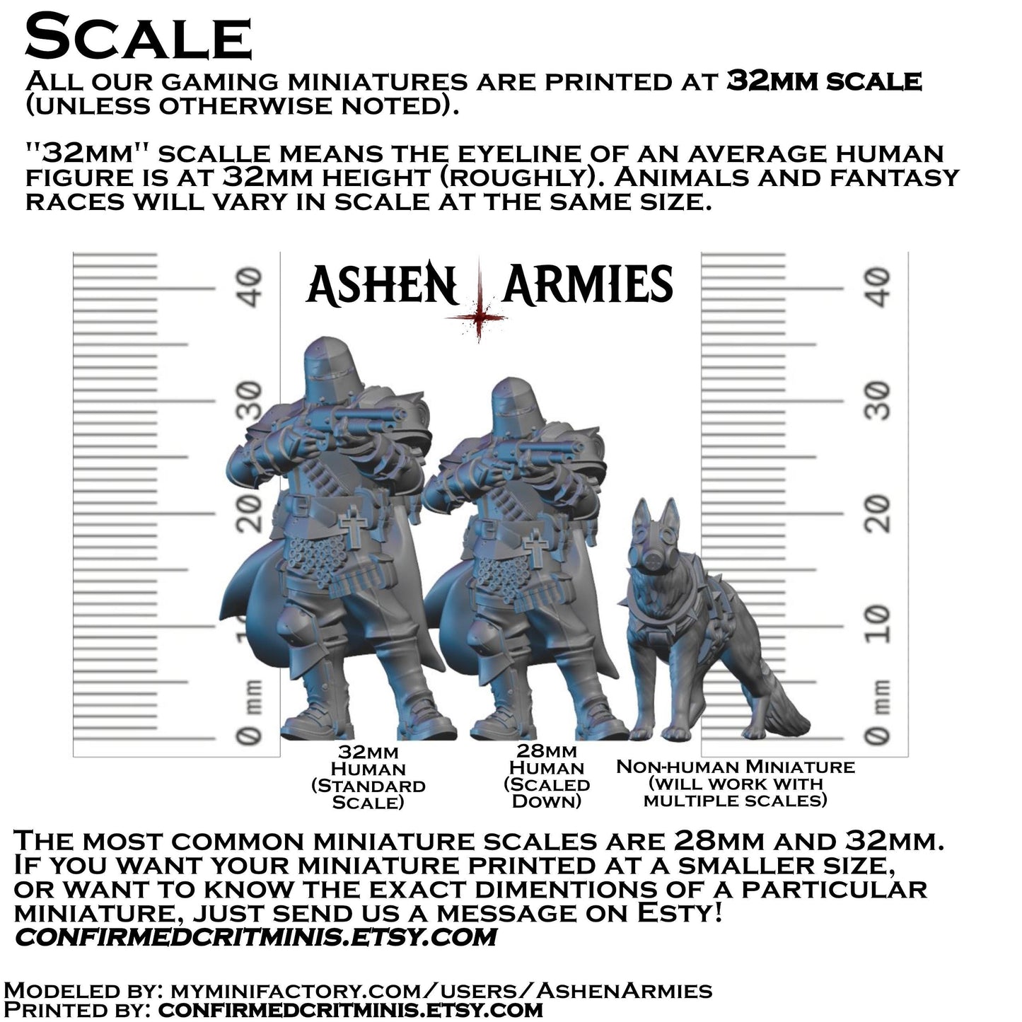 Bleeding Procession Flail Trooper Miniature - Ashen Armies by Bite the Bullet
