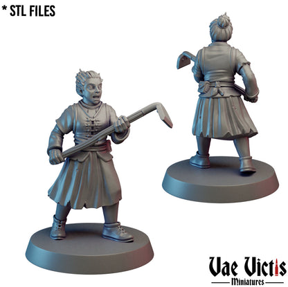 Peasant Mob Miniatures SET B - by Vae Victis Miniatures