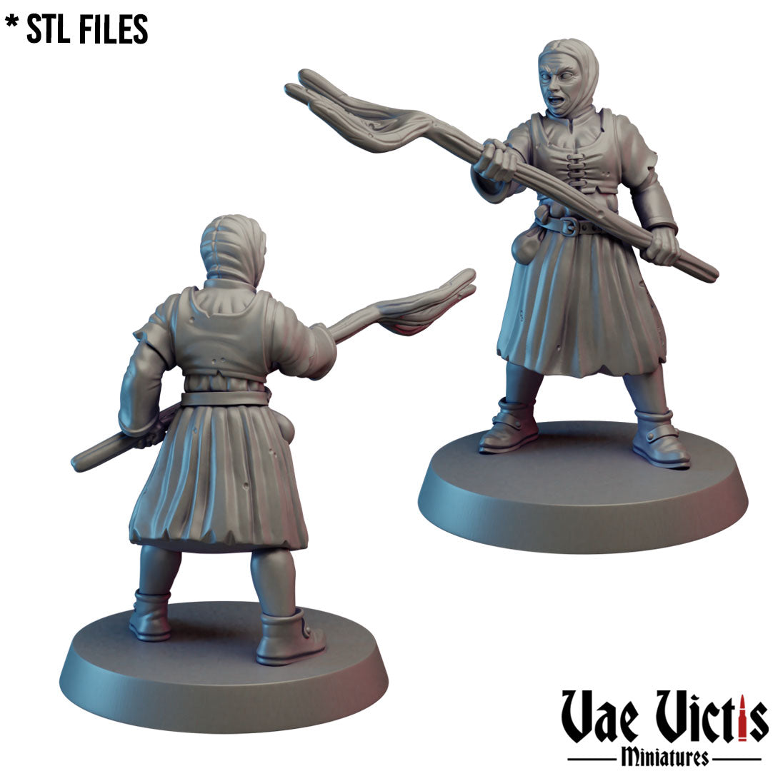 Peasant Mob Miniatures SET B - by Vae Victis Miniatures