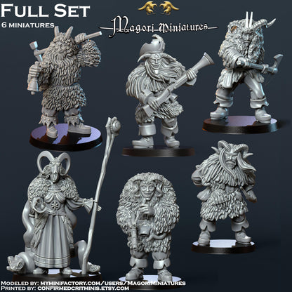 Masked Forest Dweller Warband Miniatures - by Magori Miniatures