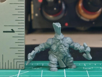 Dwarf Berserker Miniature - by Vae Victis Miniatures