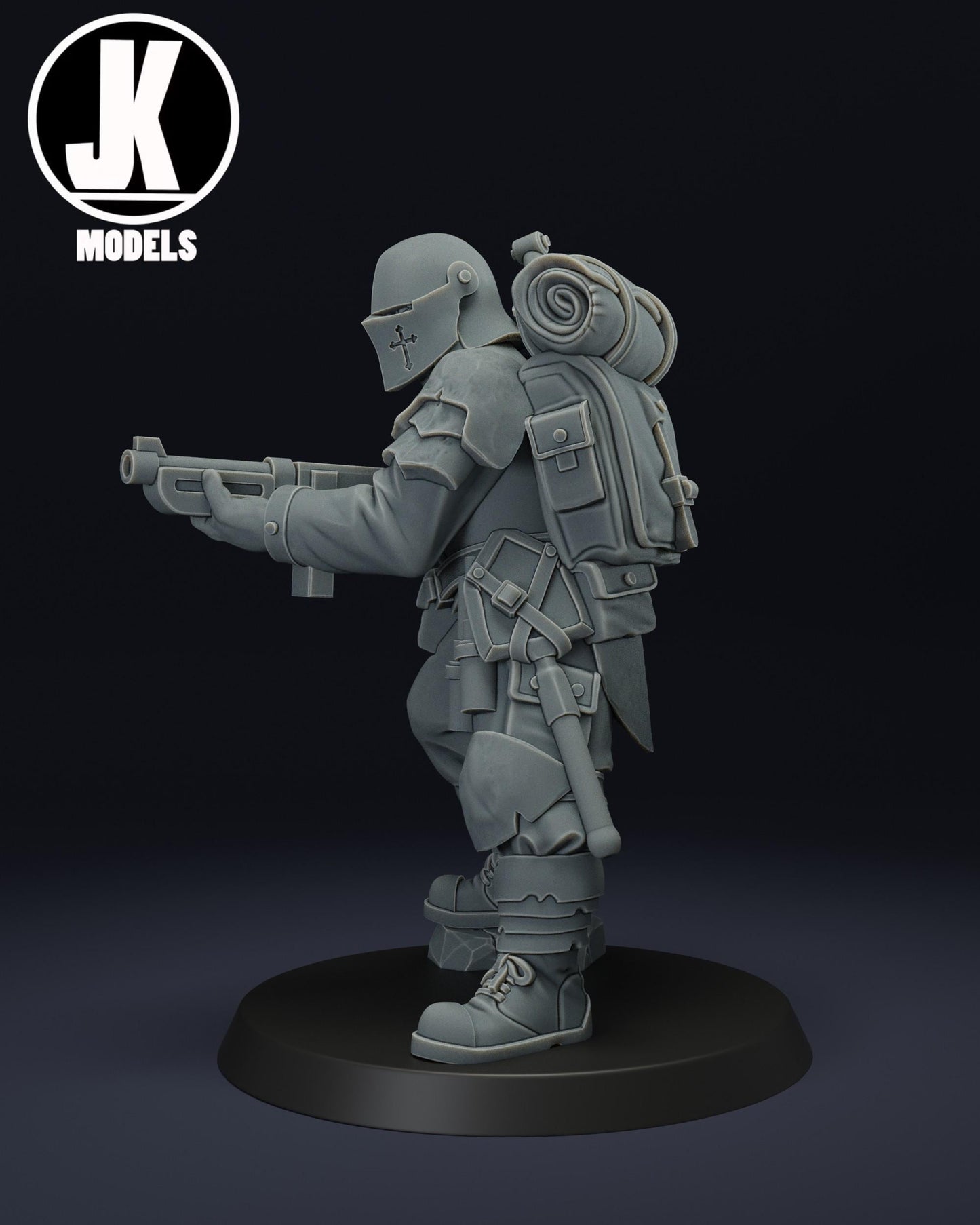 Trench Shock Trooper Miniature - JK Remo Models