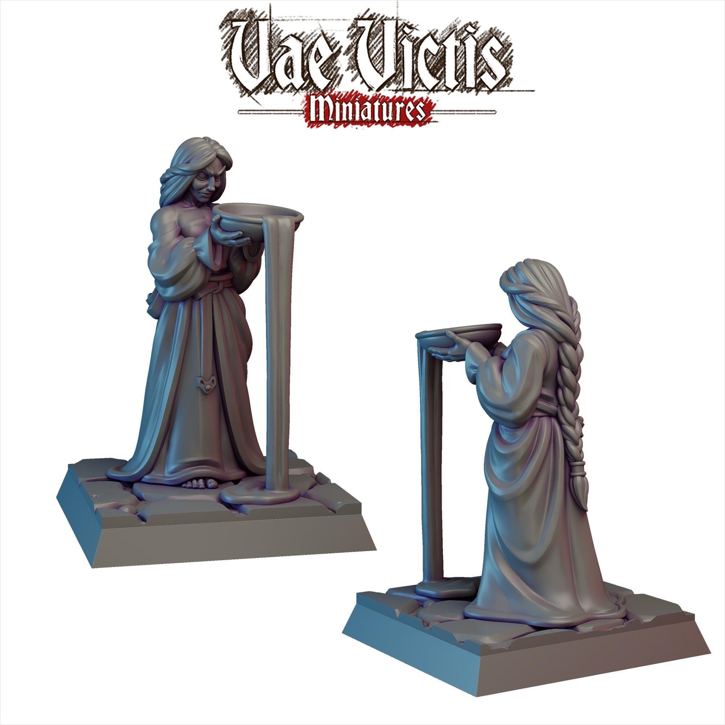 Blood Offering Priestess Miniature - by Vae Victis Miniatures