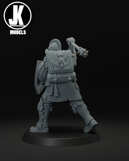 Papal Melee Trooper Miniature - JK Remo Models