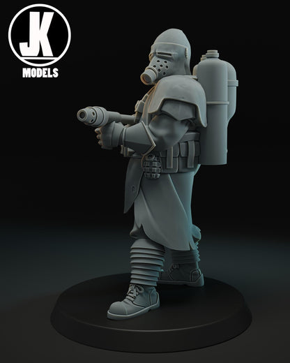 Trench Flamethrower Miniature - JK Remo Models