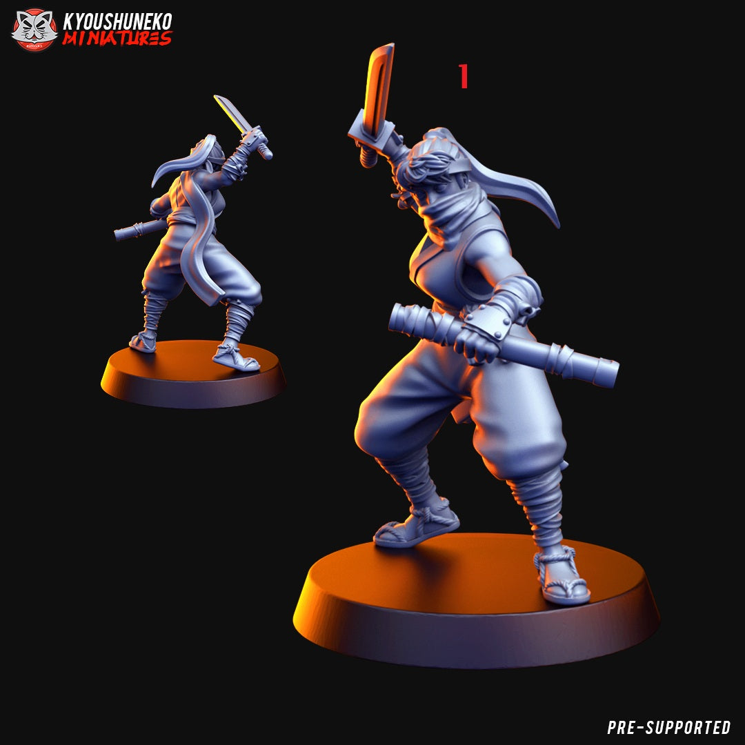 Japanese Ninja Unit Miniatures - by Kyoushuneko Miniatures