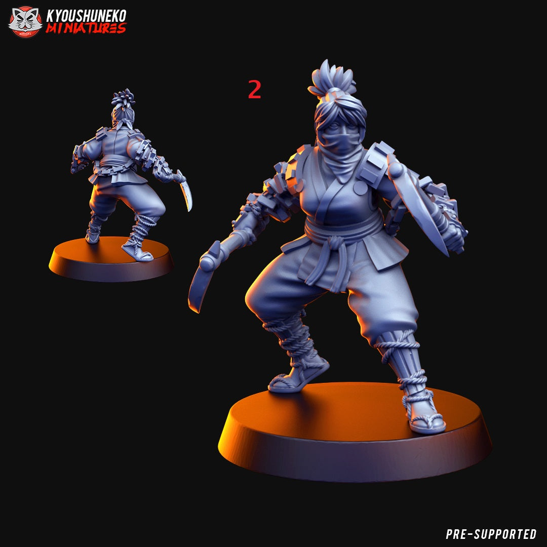 Japanese Ninja Unit Miniatures - by Kyoushuneko Miniatures