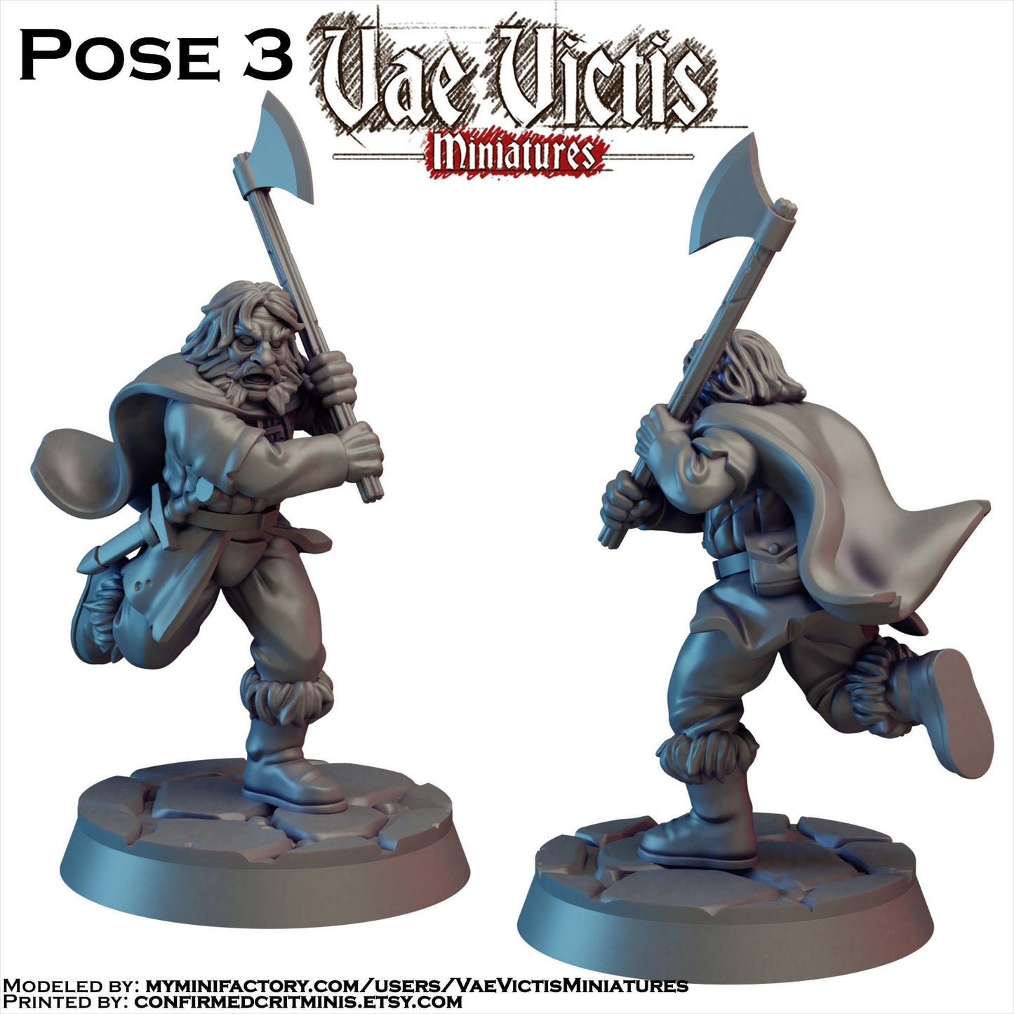 Mountain Men Mercenary Miniatures - by Vae Victis Miniatures