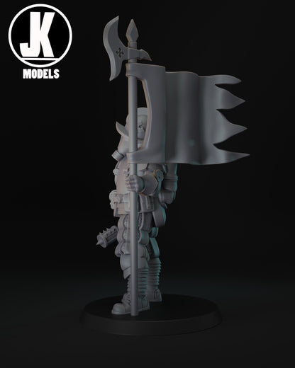 Papal Standard Bearer Miniature - JK Remo Models