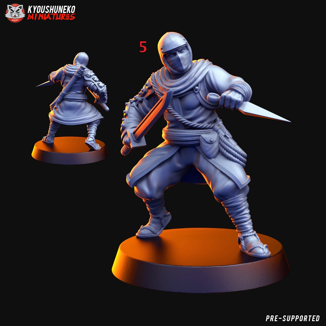 Japanese Ninja Unit Miniatures - by Kyoushuneko Miniatures