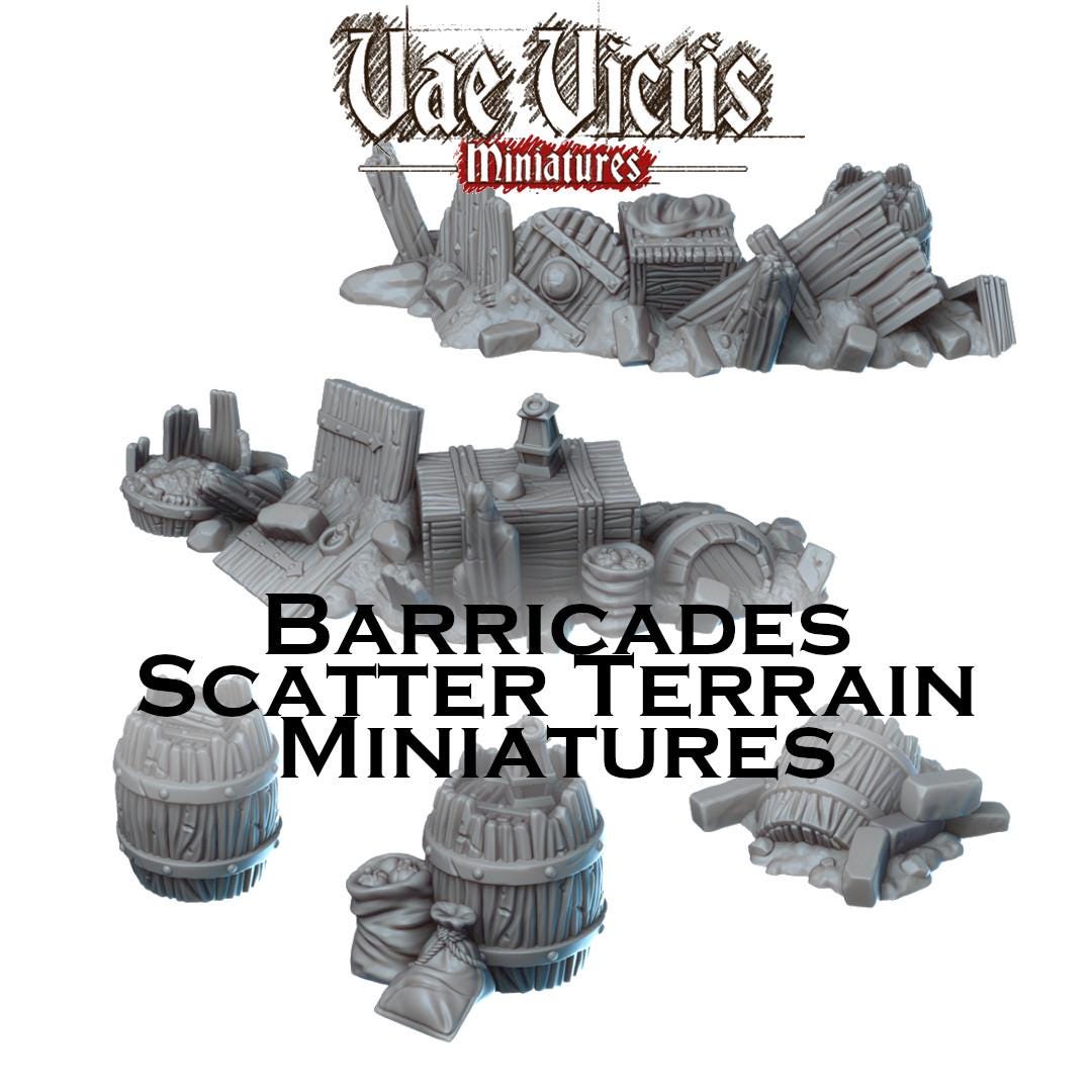 Barricades Miniatures Scatter Terrain - by Vae Victis Miniatures