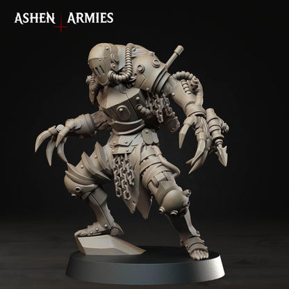 Hellbound Apostasy Death Commando Miniature - Ashen Armies by Bite the Bullet