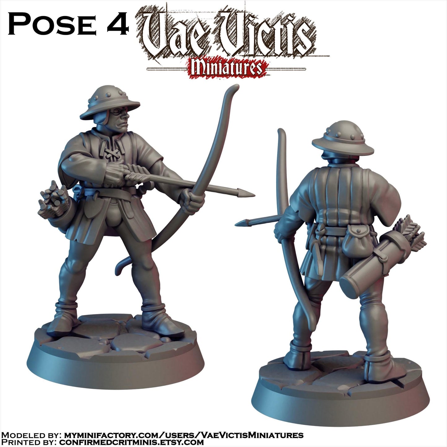 Bowmen Mercenary Miniatures - by Vae Victis Miniatures