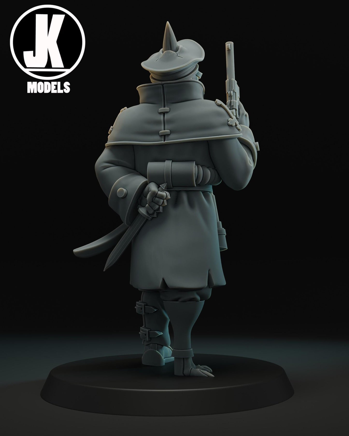 Infernal Officer Miniature - JK Remo Models