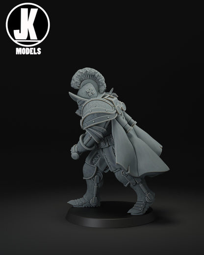 Papal Heavy Infantry Polearm Miniature - JK Remo Models