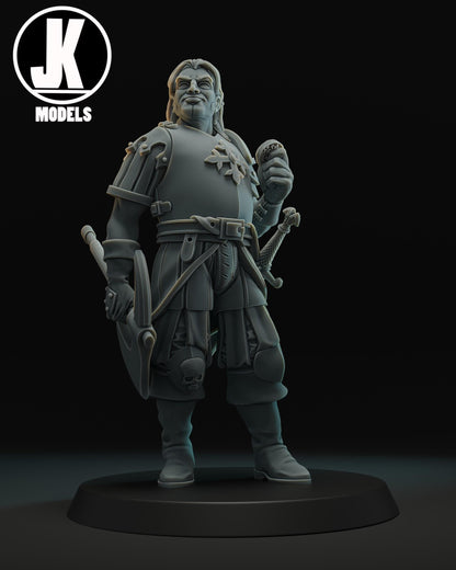 Mercenary Leader Miniature - JK Remo Models