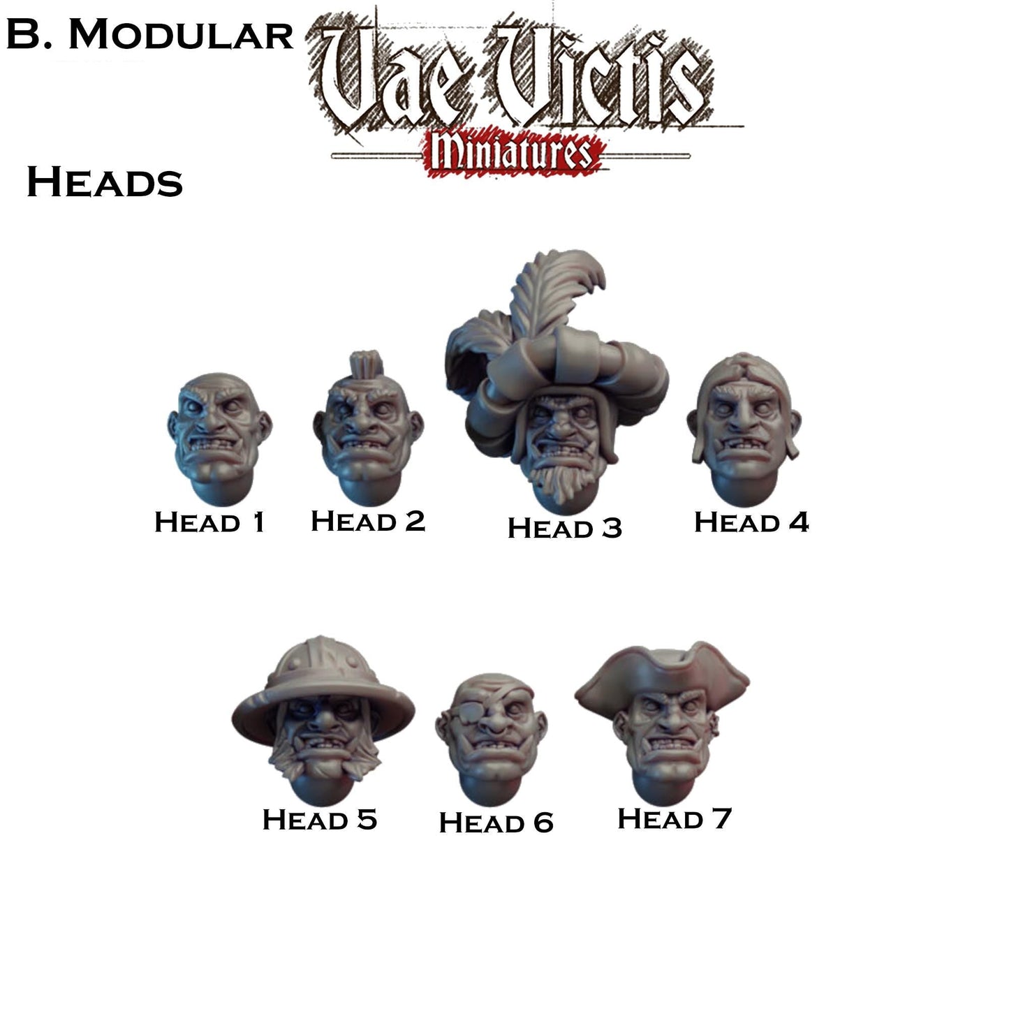 Modular Ogre Mercenary Miniatures - by Vae Victis Miniatures