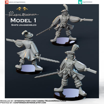 Landsknecht Mercenary Warband Miniatures SET B - by Magori Miniatures
