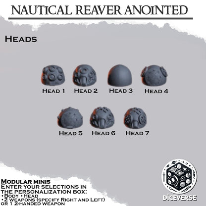 Nautical Reaver Anointed Modular Miniatures - Diceverse
