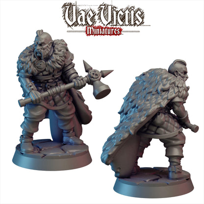 Hammer Mercenary Miniature - by Vae Victis Miniatures