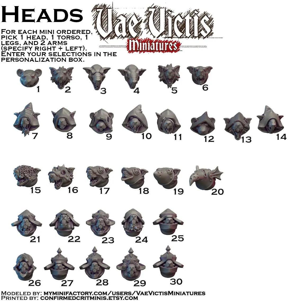 Modular Ratfolk Miniatures - by Vae Victis Miniatures