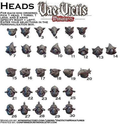 Modular Ratfolk Miniatures - by Vae Victis Miniatures