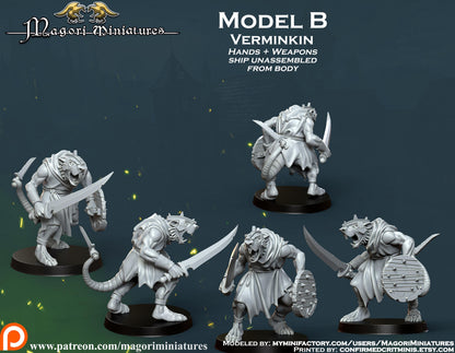 Ratfolk Warband Miniatures - by Magori Miniatures