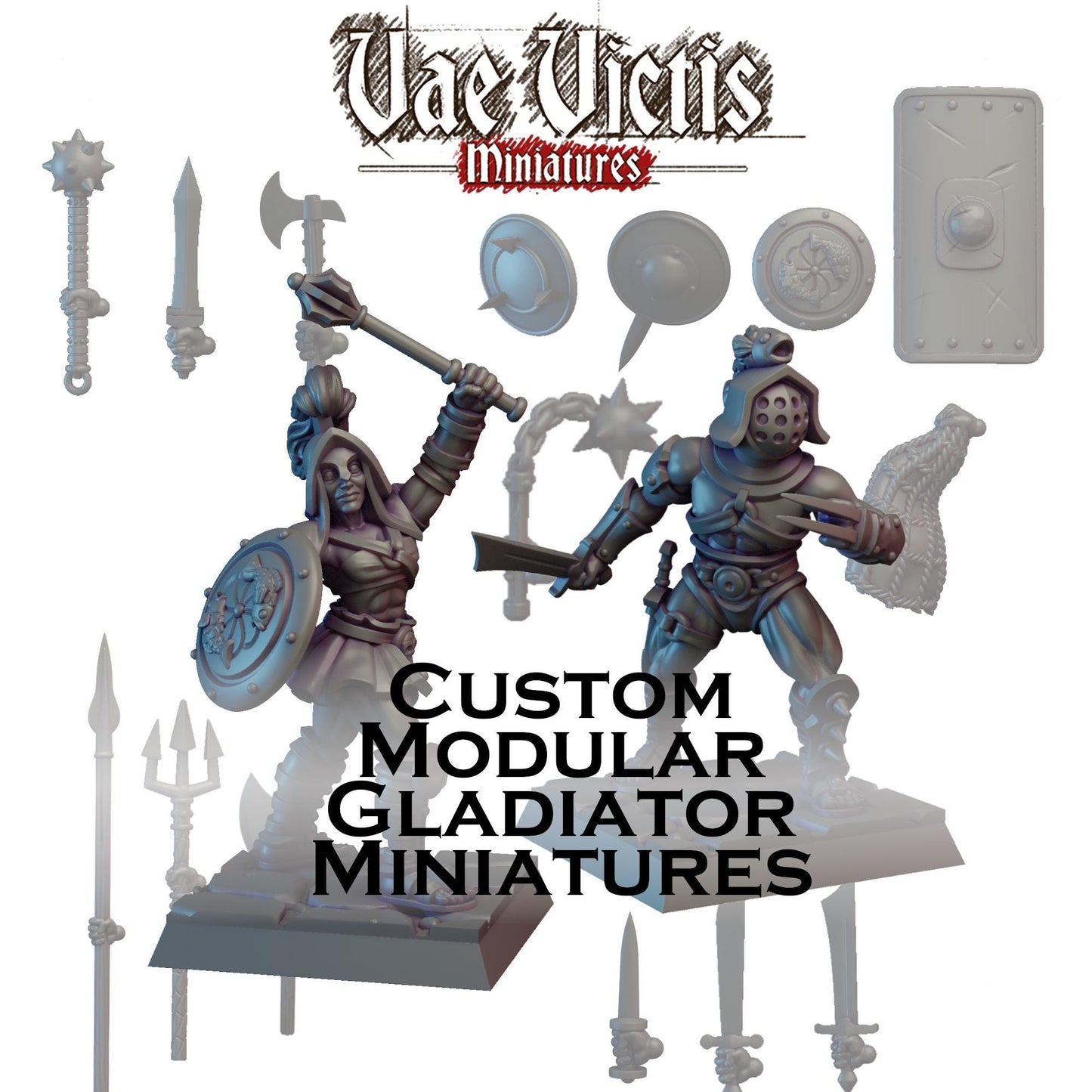 Modular Gladiator Miniatures - by Vae Victis Miniatures
