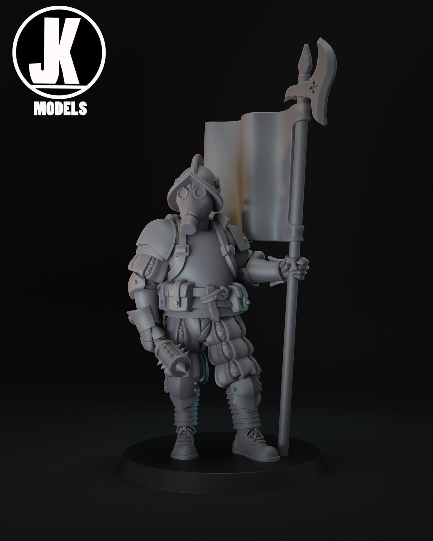 Papal Standard Bearer Miniature - JK Remo Models