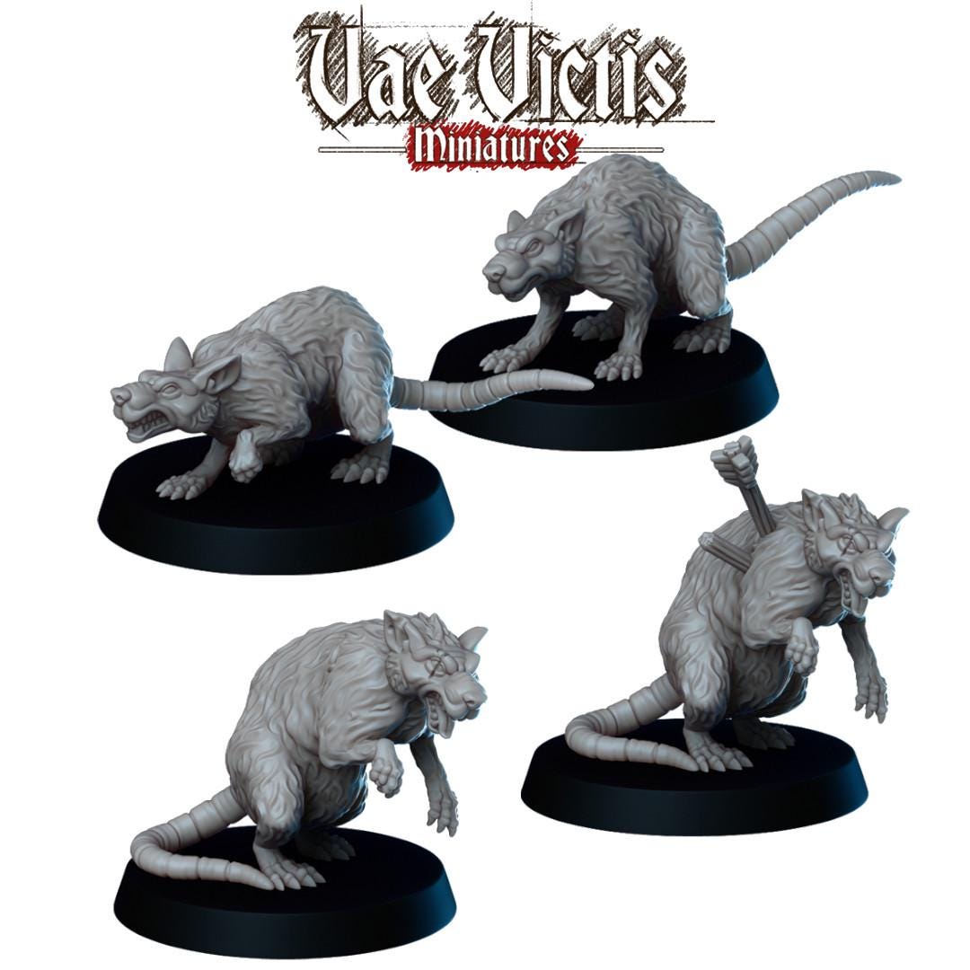 Giant Rat Miniatures - by Vae Victis Miniatures