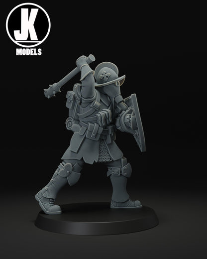 Papal Melee Trooper Miniature - JK Remo Models