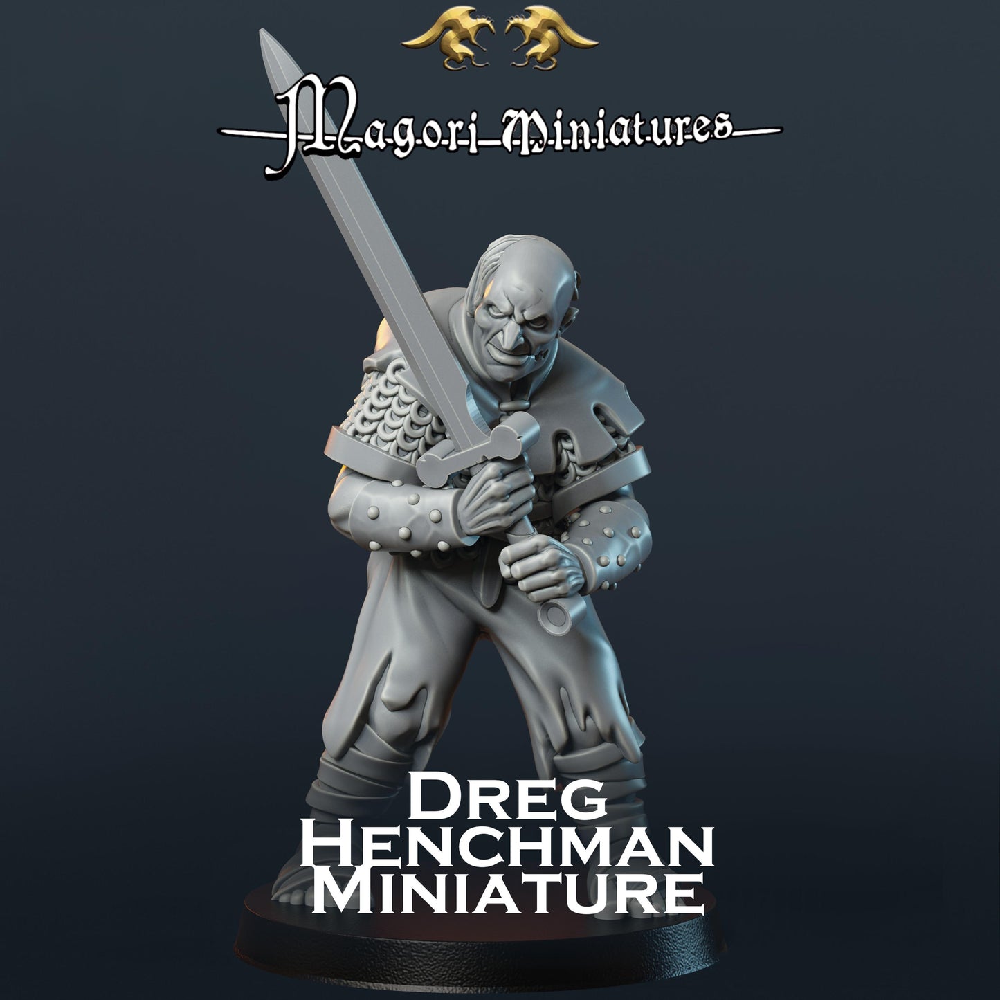 Dreg Henchman Miniature - by Magori Miniatures