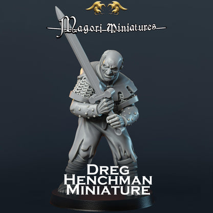 Dreg Henchman Miniature - by Magori Miniatures