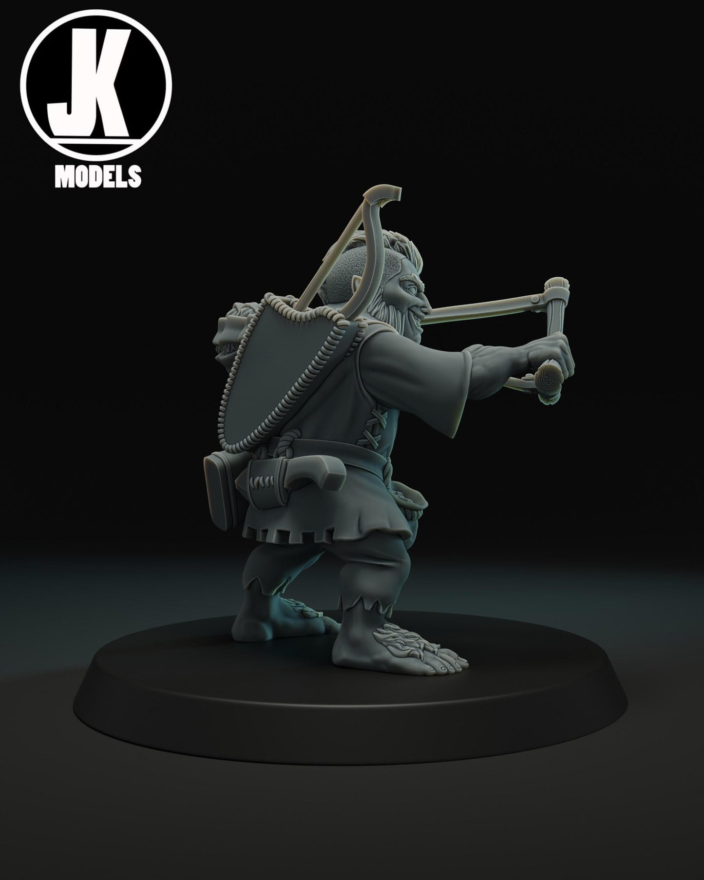 Halfling with Slingshot Miniature - JK Remo Models