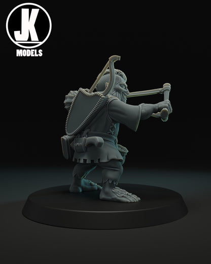 Halfling with Slingshot Miniature - JK Remo Models