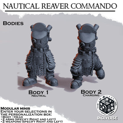 Nautical Reaver Commando Modular Miniatures - Diceverse