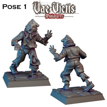 Undead Zombie Horde Miniatures - by Vae Victis Miniatures