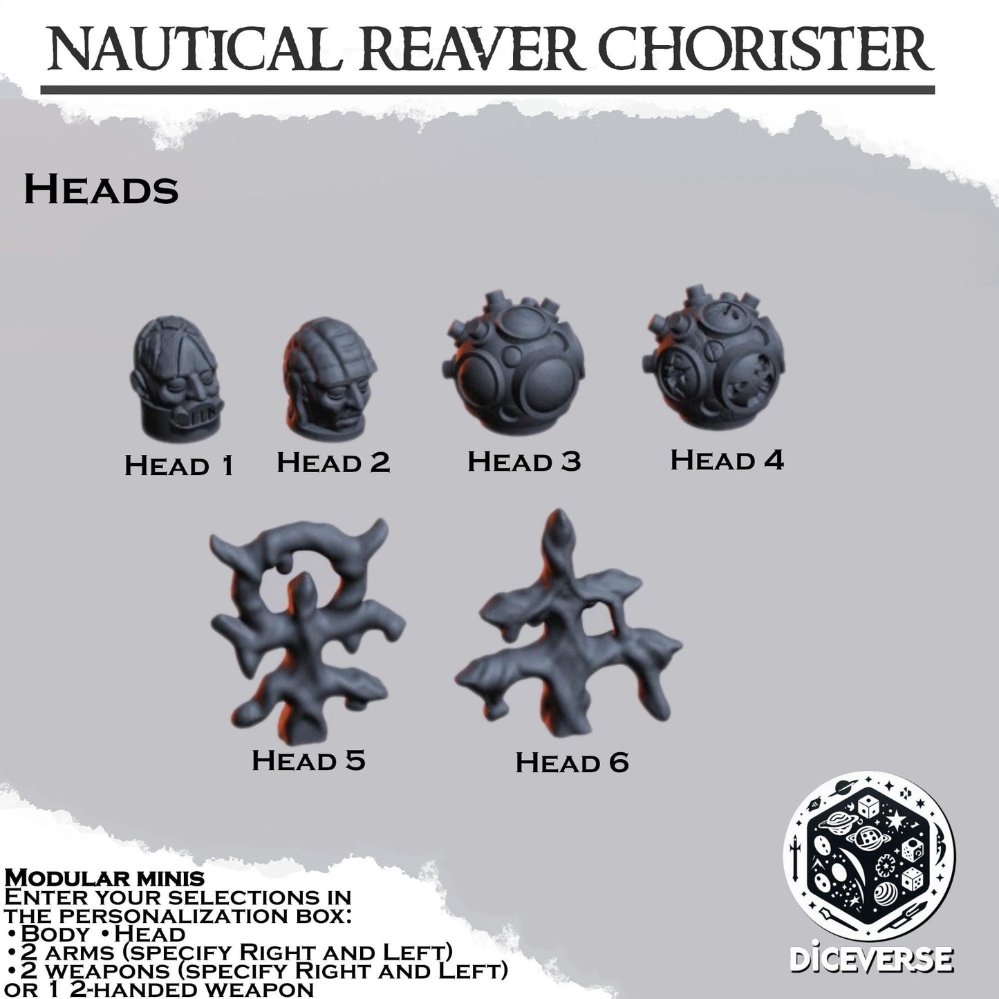 Nautical Chorister Reaver Modular Miniatures - Diceverse