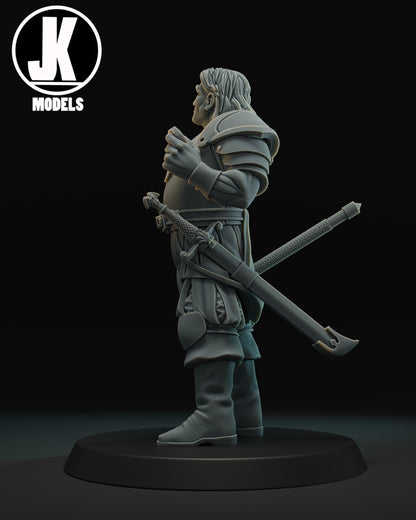 Mercenary Leader Miniature - JK Remo Models