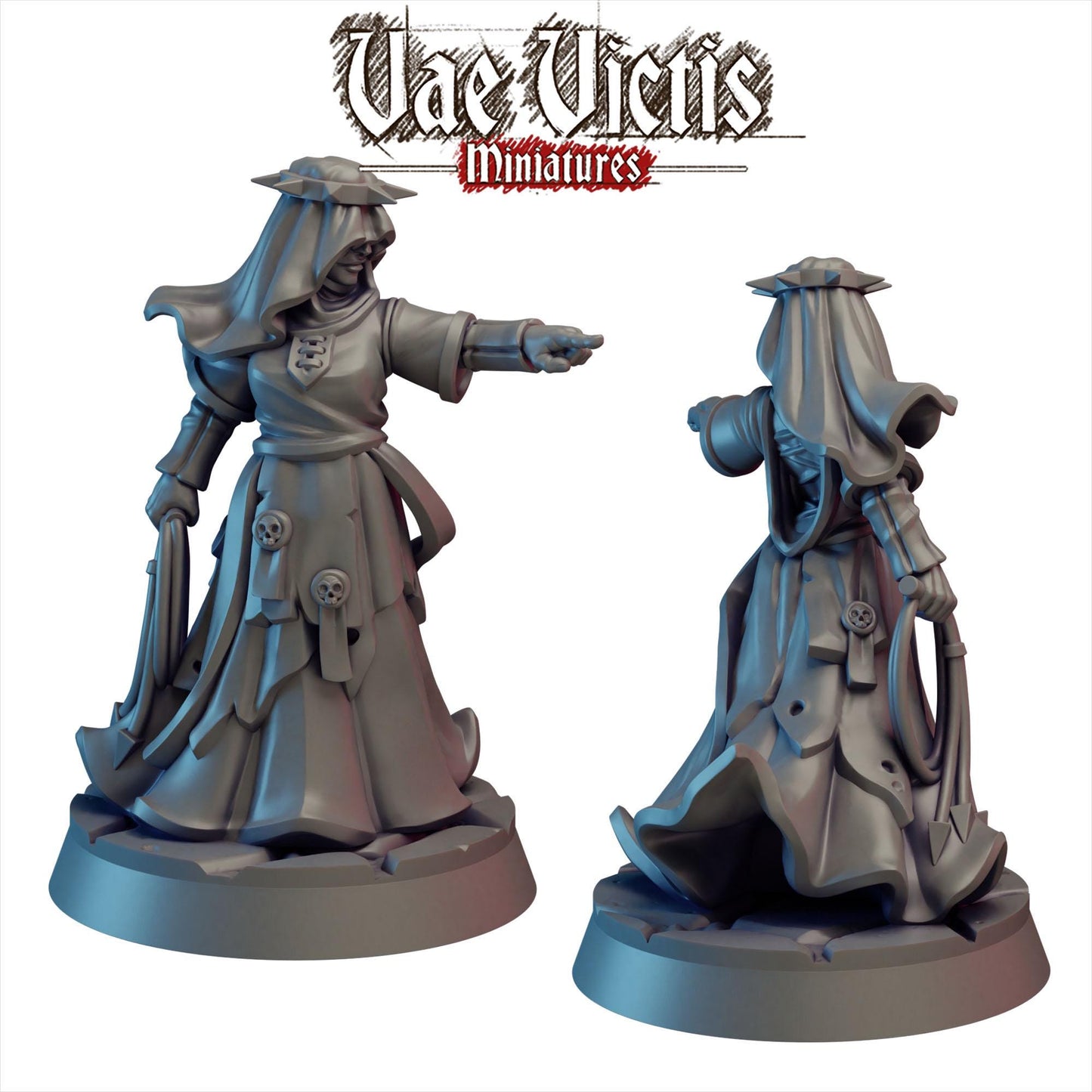 Flagellant Sister Nun Miniature - by Vae Victis Miniatures