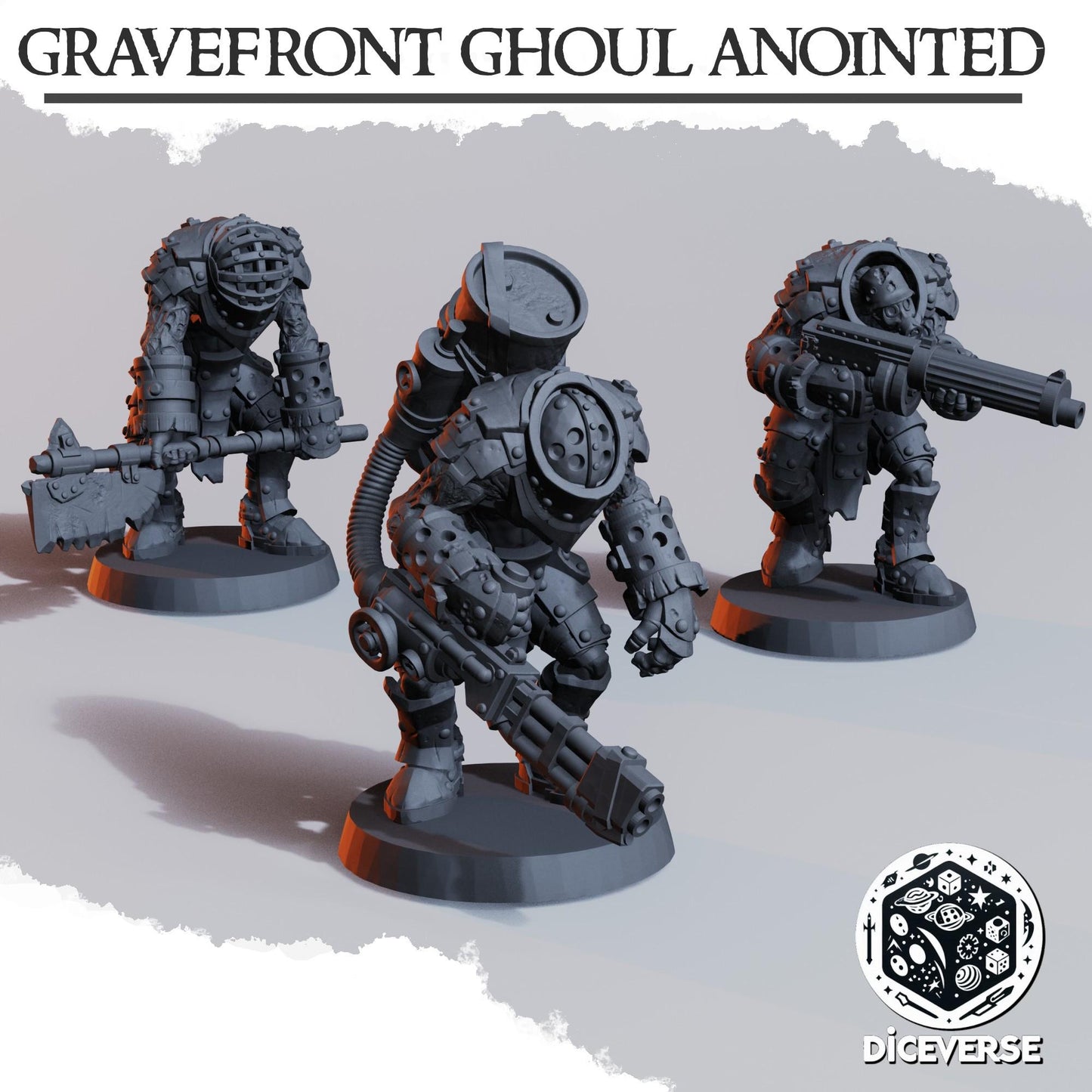 Gravefront Ghoul Anointed Modular Miniatures - Diceverse