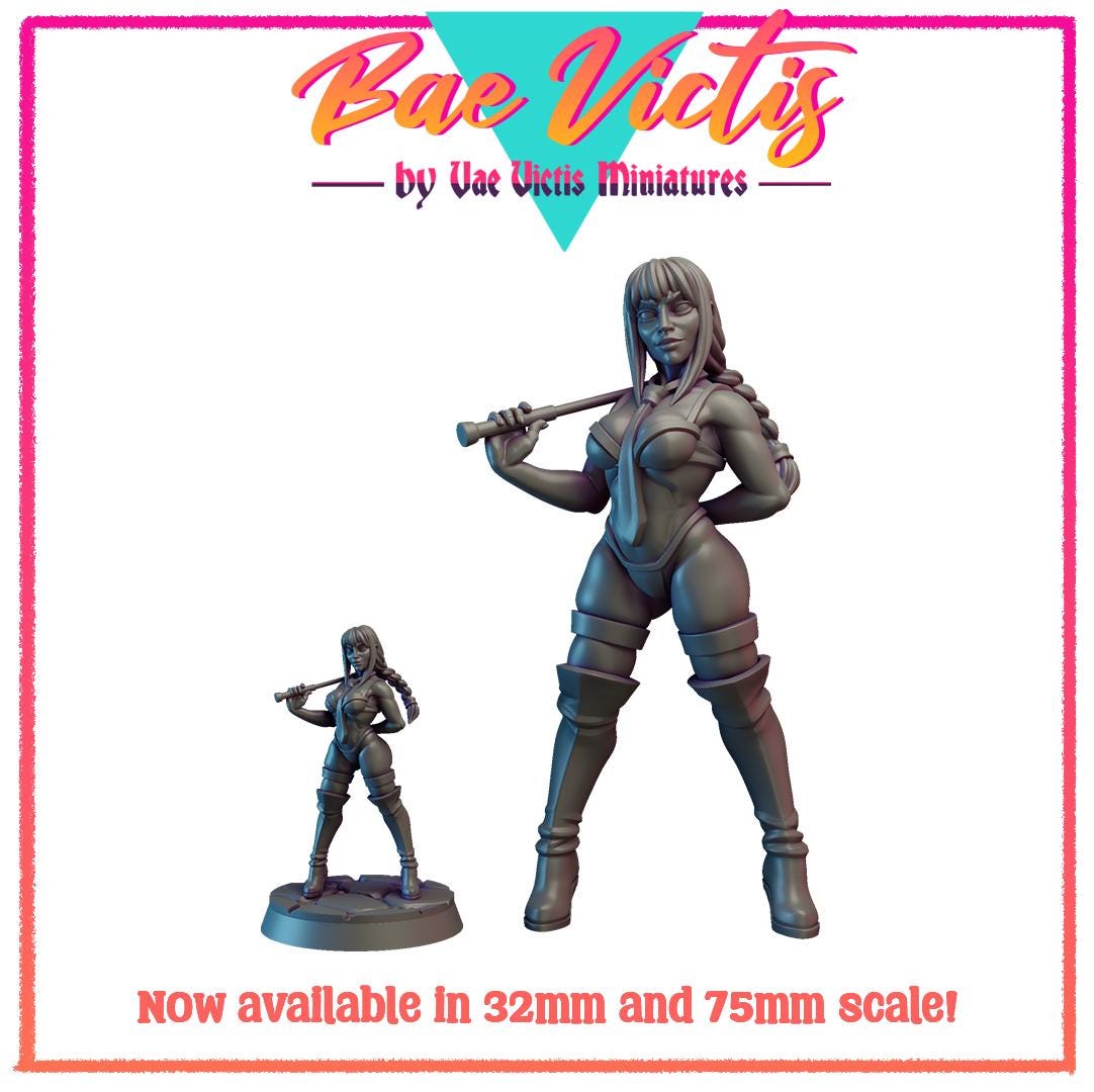 Dominatrix Mistress Bae Victis Figurine - by Vae Victis Miniatures