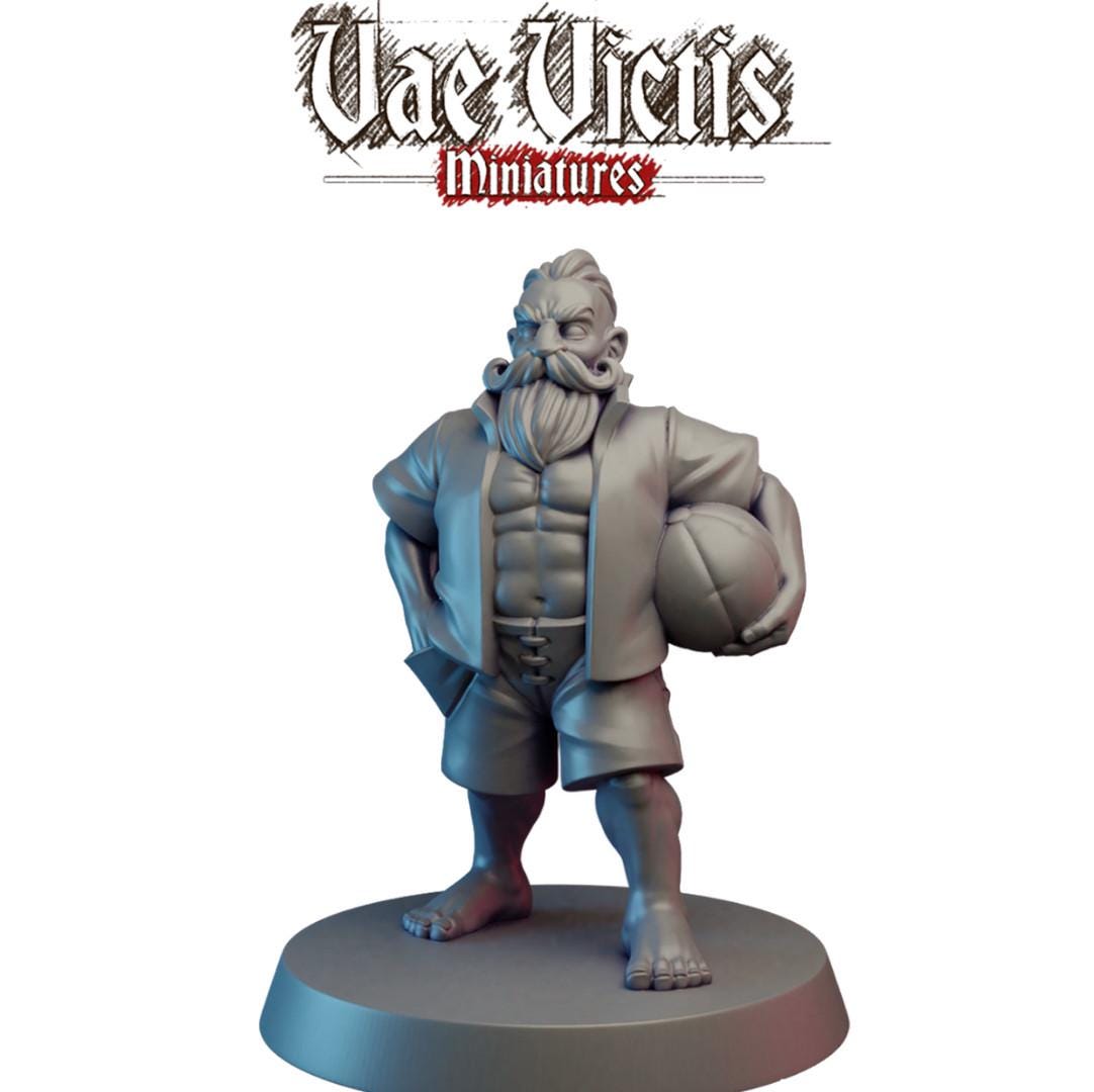 Beach Dwarf Bae Victis Figurine - by Vae Victis Miniatures