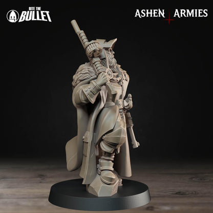 Sanctified Legion Lieutenant Miniature - Ashen Armies by Bite the Bullet