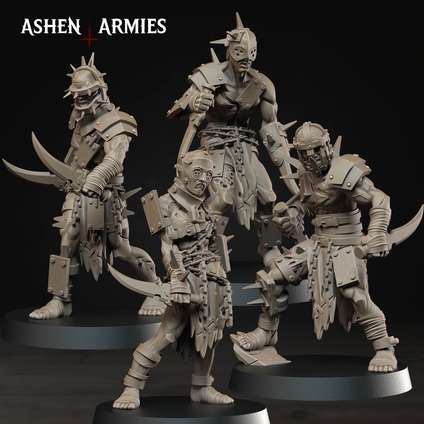 Hellbound Apostasy Wretched Miniatures - Ashen Armies by Bite the Bullet