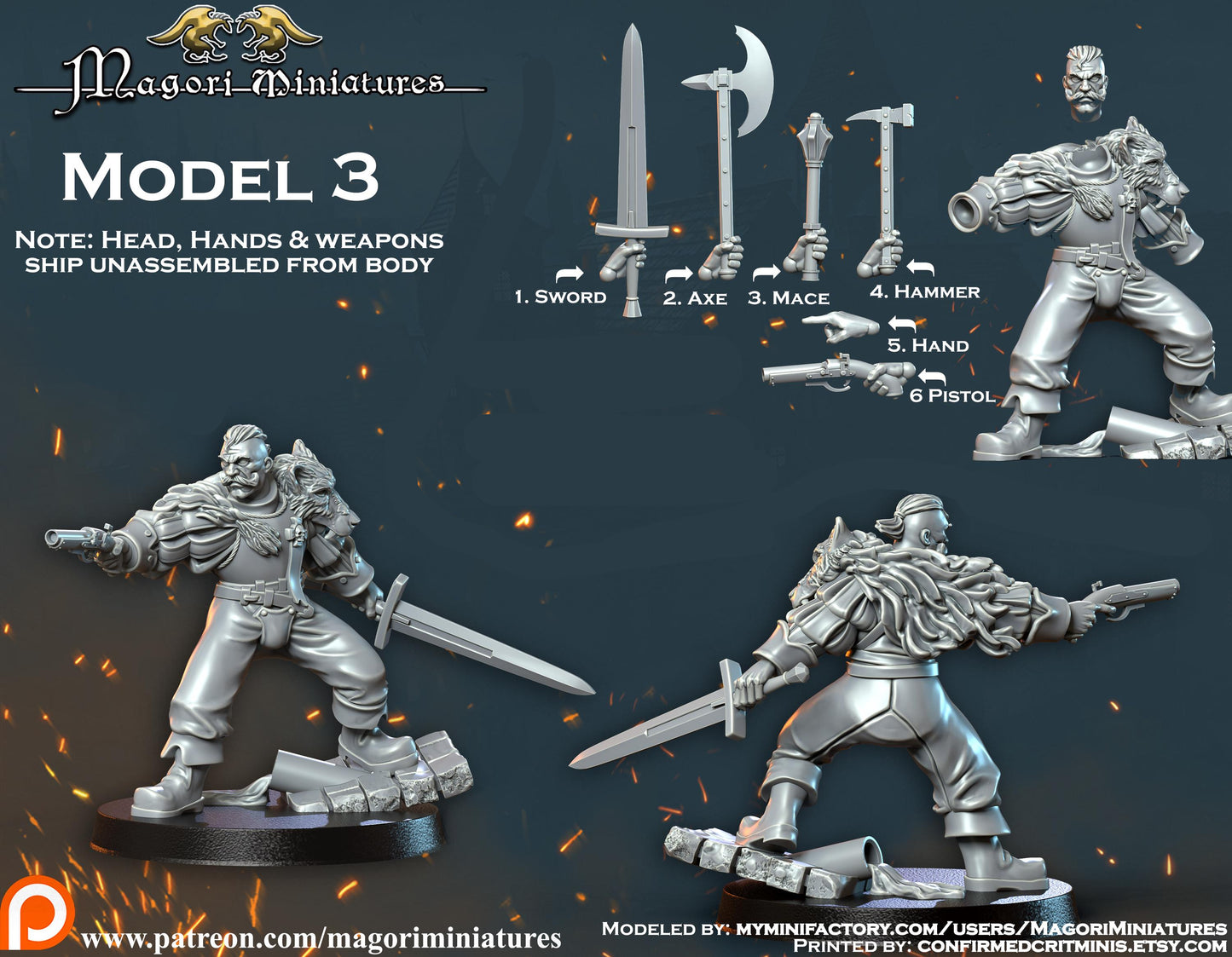 Grimdark Forest Dweller Miniatures - by Magori Miniatures