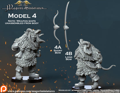 Masked Forest Dweller Warband Miniatures - by Magori Miniatures