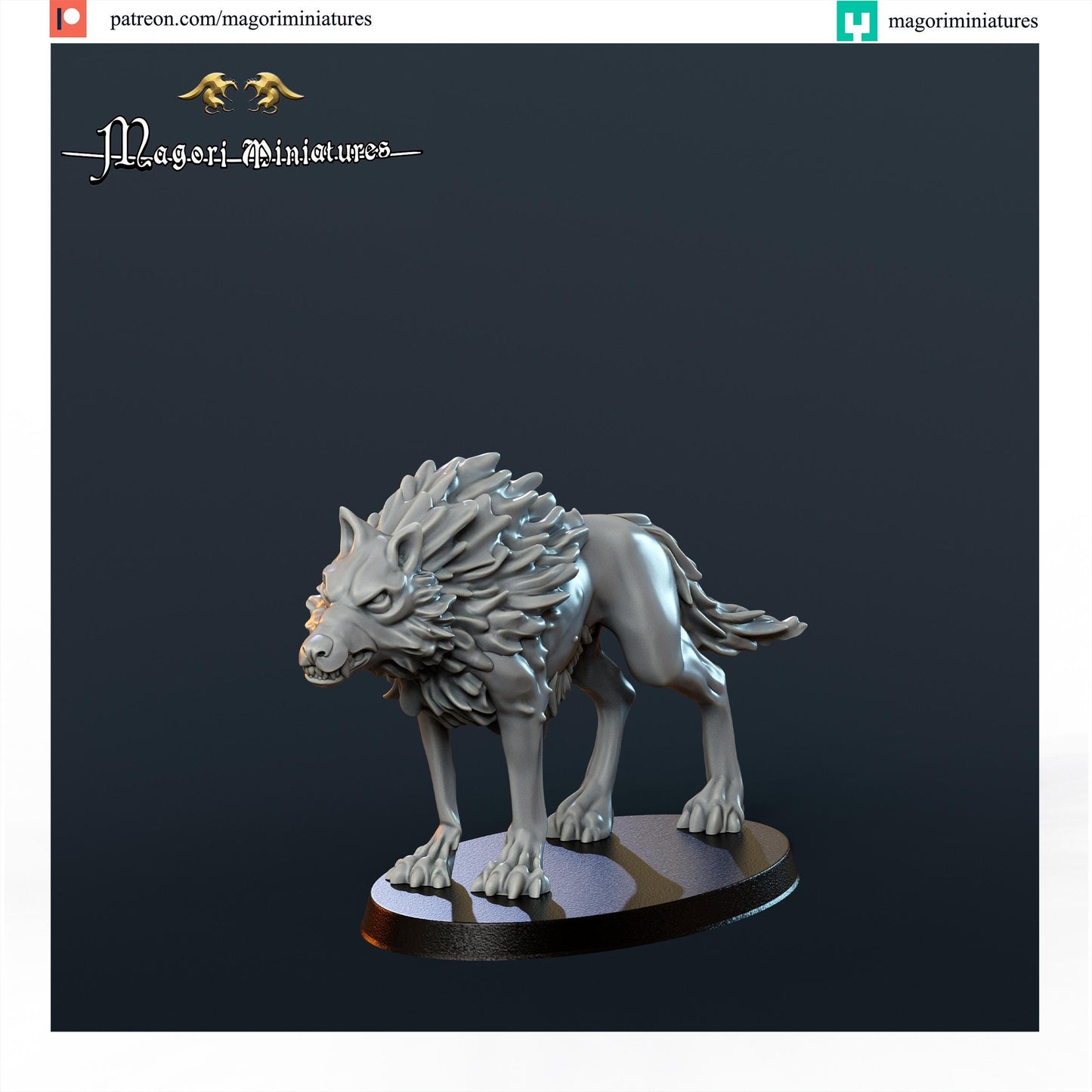 Wolf Miniature - by Magori Miniatures