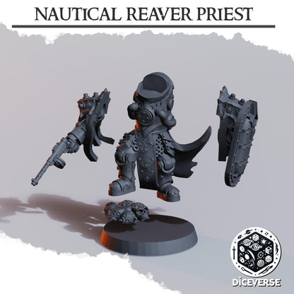 Nautical Reaver Priest Modular Miniature - Diceverse