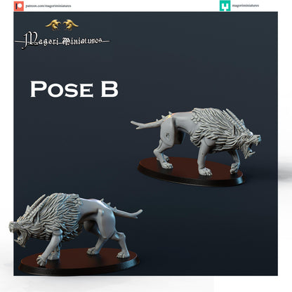 Chaos Warhound Miniatures - by Magori Miniatures